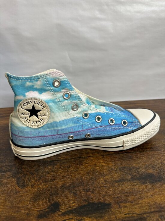Converse Shoes - Converse Chuck Taylor All Star High Top Sky Cloud Print Blue Womens 7 551007C